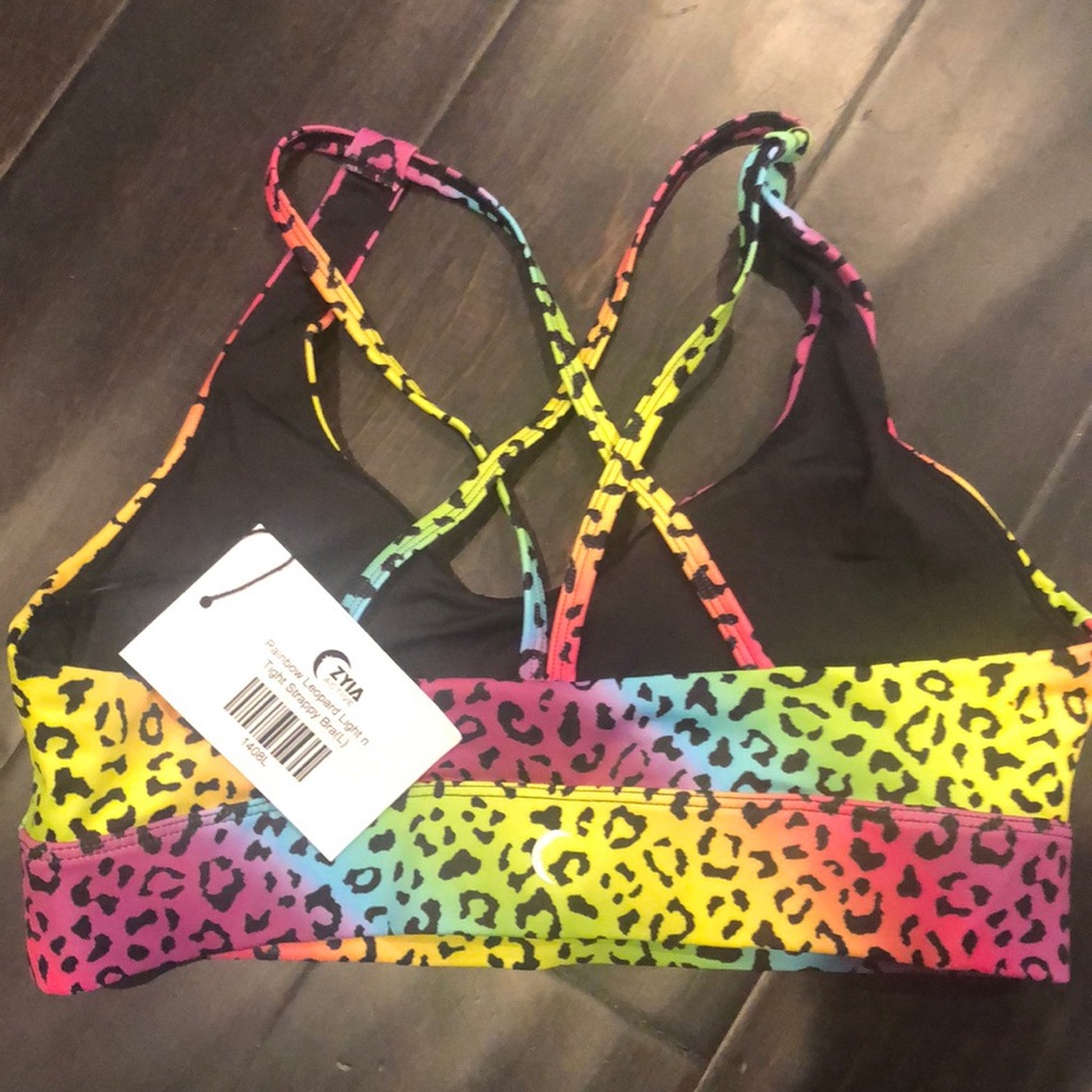 Rainbow Leopard Bra